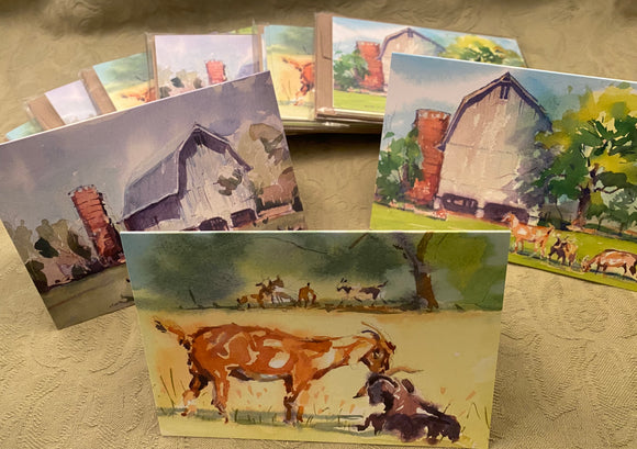 Goat Card notecard Variety Pack