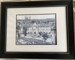 Aerial View of the Sewanee Quad from Shapard Tower - Payne's Gray