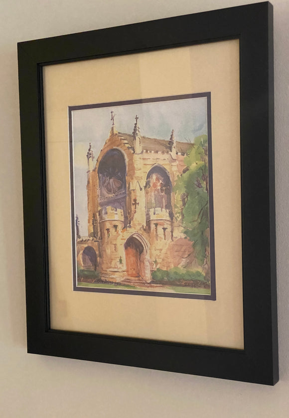 All Saints' Chapel - Sewanee, TN original watercolor